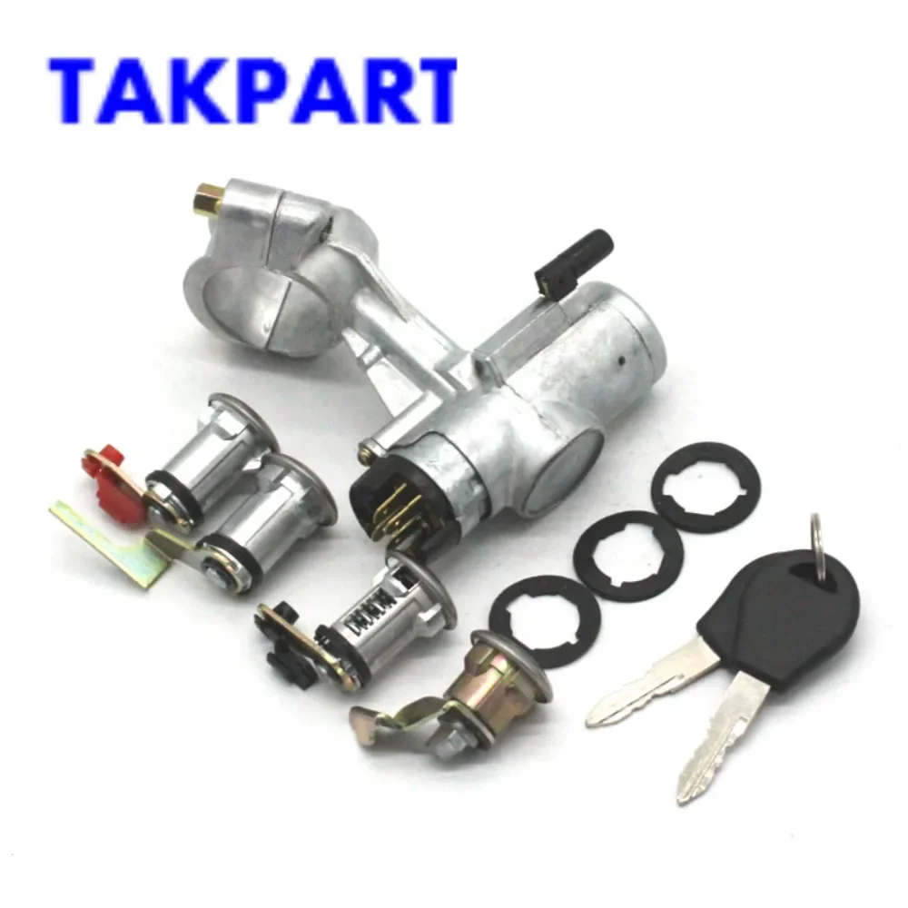 

TAKPART IGNITION BARREL & SWITCH FOR NISSAN PATROL GQ Y60 2 x DOOR & BARN 88-98 4 Lock SET
