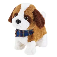 Robot Dog Sound Control Puppy Interactive Electronic Plush Cat Emulational Animal Toy Walk Bark Pet With Washable Fur Kids Gift 1