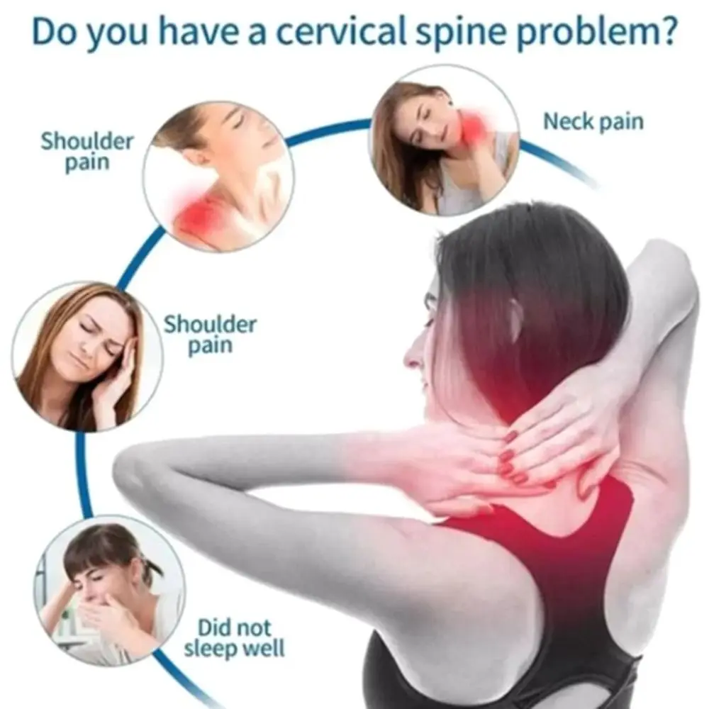 Neck Devices Neck Stretcher Orthopedic Traction Pillow Relief Neck Cervical Traction Pillow Portable Cervical Massage Pillow