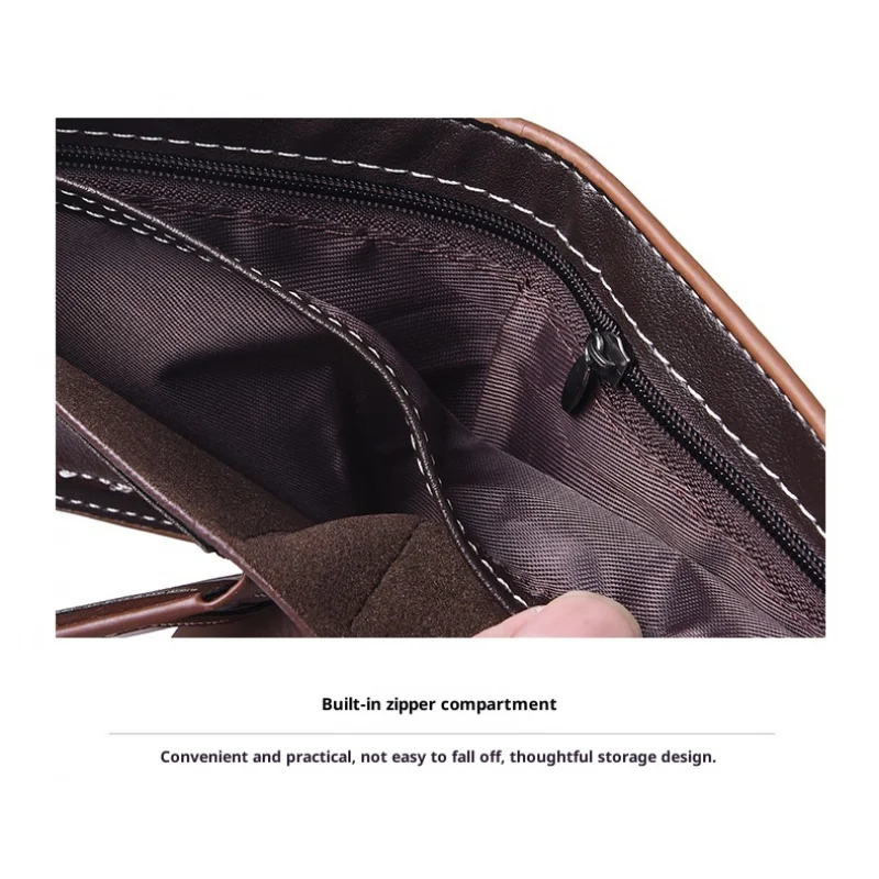 New Style Multi Card Slot Leather Wallet for Men Hand Woven Fashion Simple Ultra Thin Coin Purse