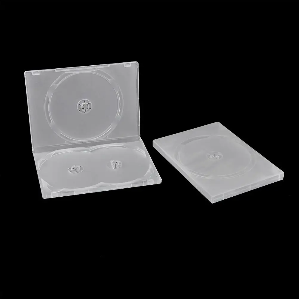 10/12CD Capacity Disc Storage Box Large DVD Case Package Portable Box For Home Cinema Movie Storage Holder Cover