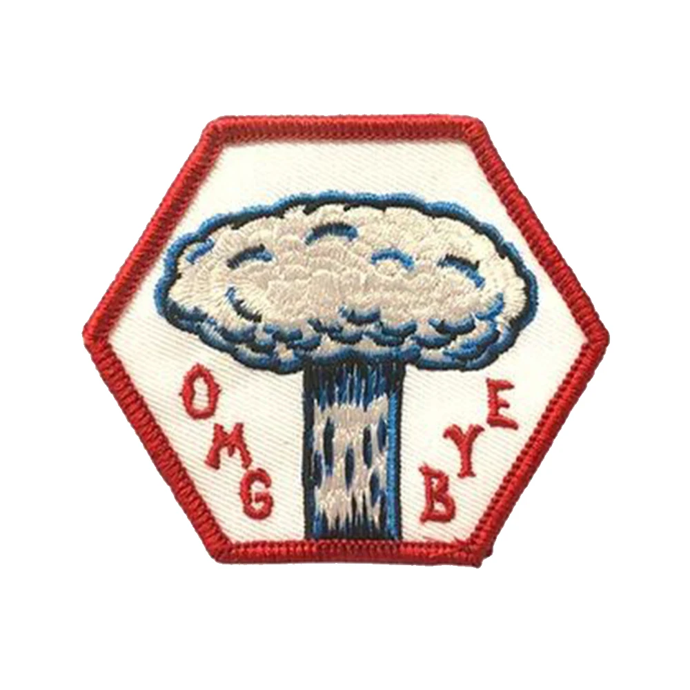 embroidered logo patch
