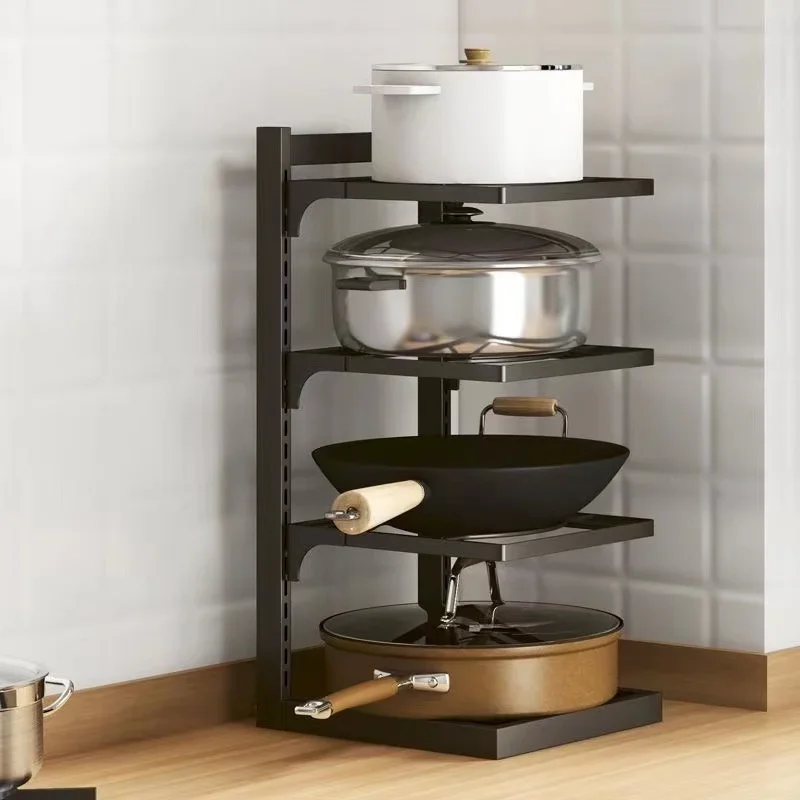 Kitchen Rink Shelf Kitchen-Sink-Shelf-Multi-layer-Pot-Rack-Under-Cabinet-Storage-Organizer ...