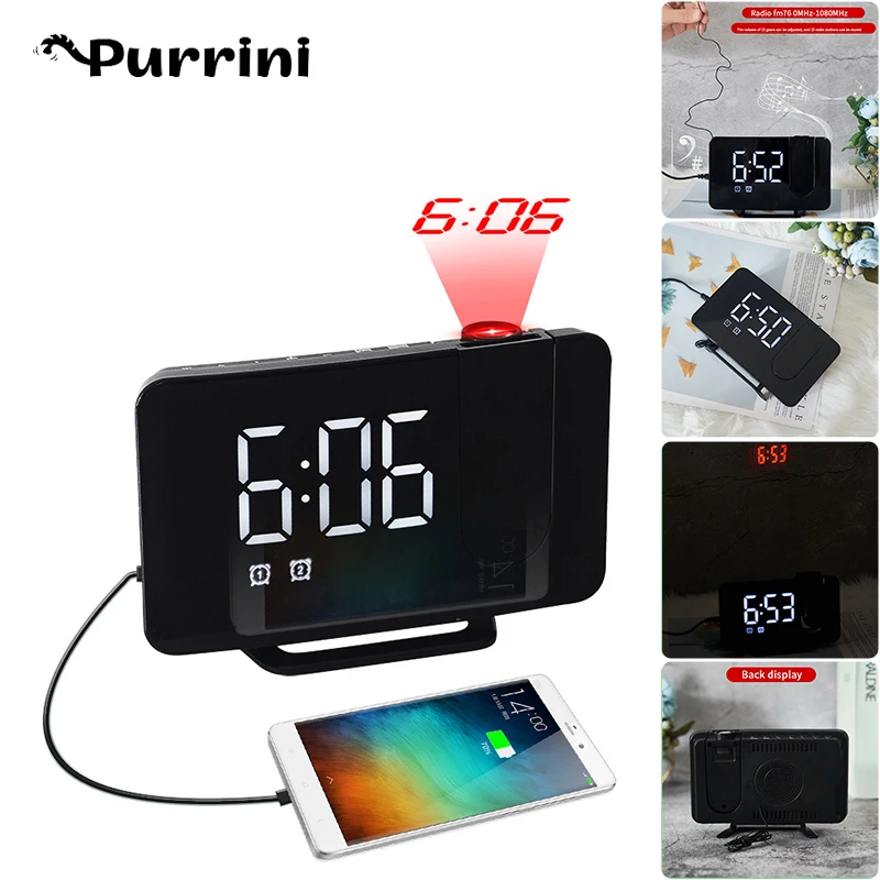 Radio Alarm Clock Fm Projector Radio Alarm Clock Digital Fm Digital