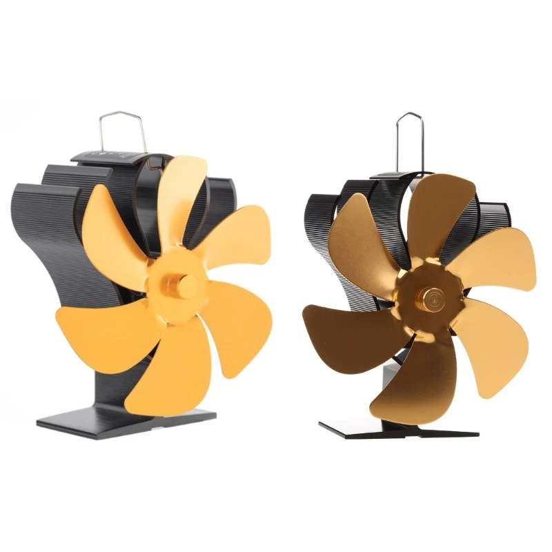 

Вентилятор печи с 6 лопастями, работающий от тепла, экологически чистый и эффективный вентилятор для дровяной печи