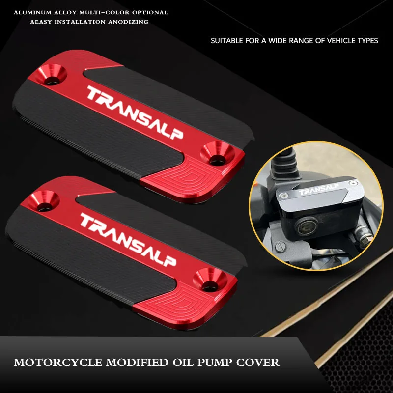

Передний тормозной резервуар с ЧПУ для Honda TRANSALP XL750 TRANSALP 750 transalpine, бак жидкости, Крышка Масляного стакана