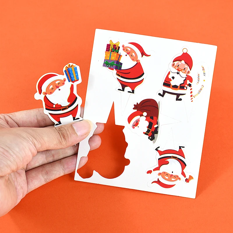 20/10Pcs Weihnachten Cupcake Wrapper Elch Mit Kuchen Topper Santa Claus Schneemann Backen Muffin Tasse Papier Liner Wraps xmas Party Decor – Detail 4