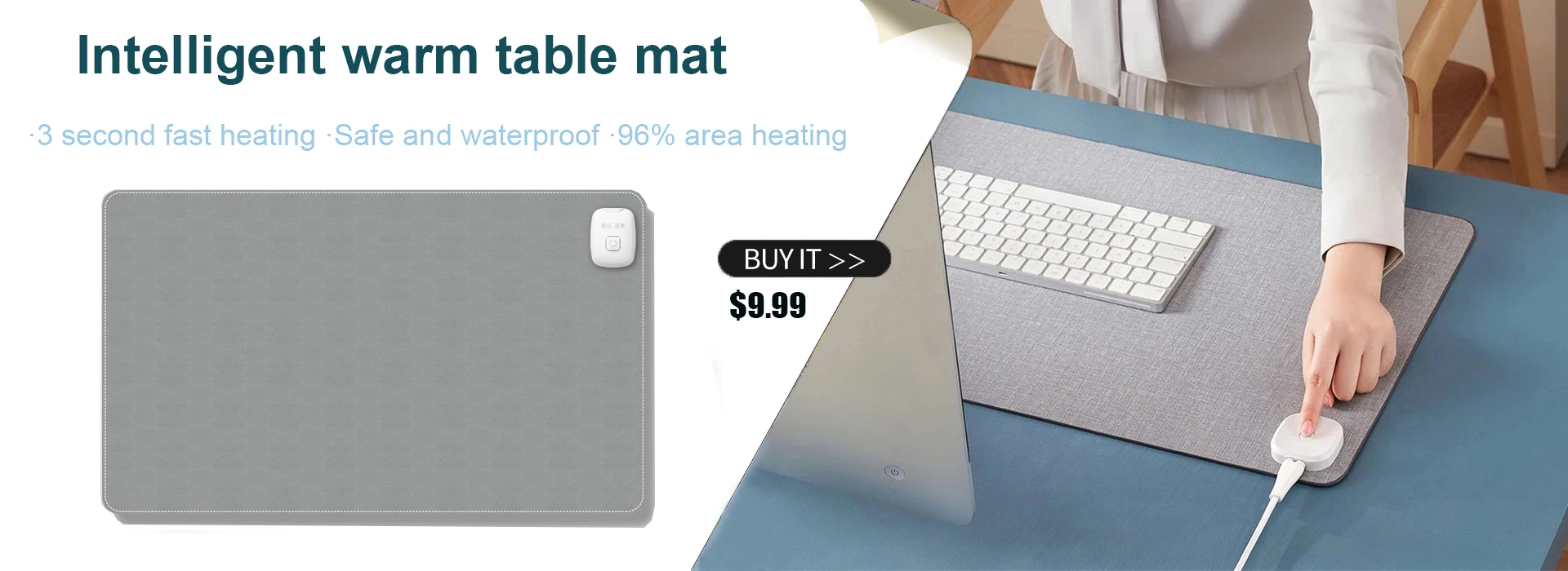 XIAOMI Heating Coaster Milk Tea Coffee Heating Coaster 20W 3speed