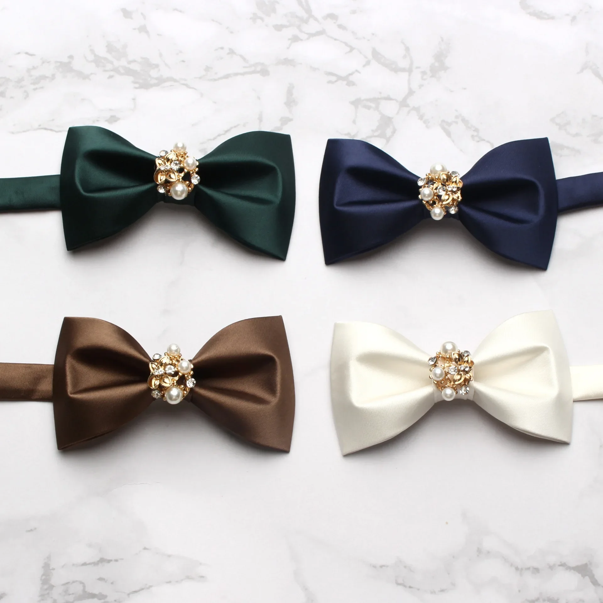 Reusable blue red wool Women children velvet boy girl men flexible green color bow tie black accessories Gentleman groomsmen