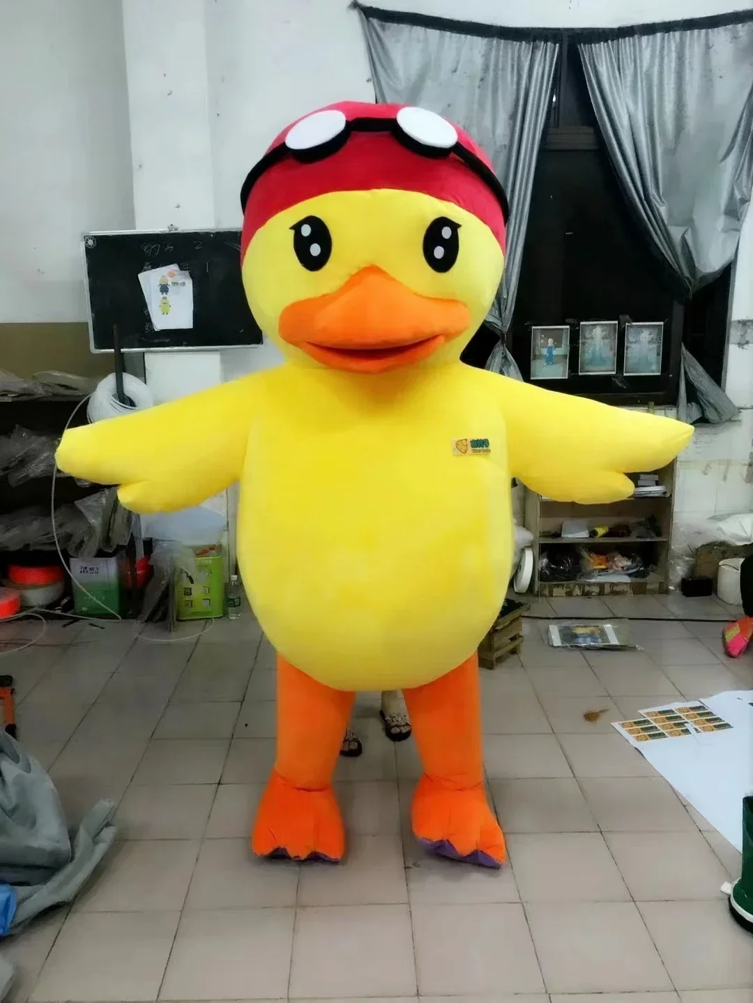 

Надувная желтая утка талисман милый персонаж для взрослых Милая новая утка талисман костюм маскарадное платье костюм для Хэллоуина вечеринки