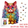 Persian Cat - Wooden Puzzles for Advanced Players - Creative Various Special Shapes, Creative Gifts puzzle en bois 1