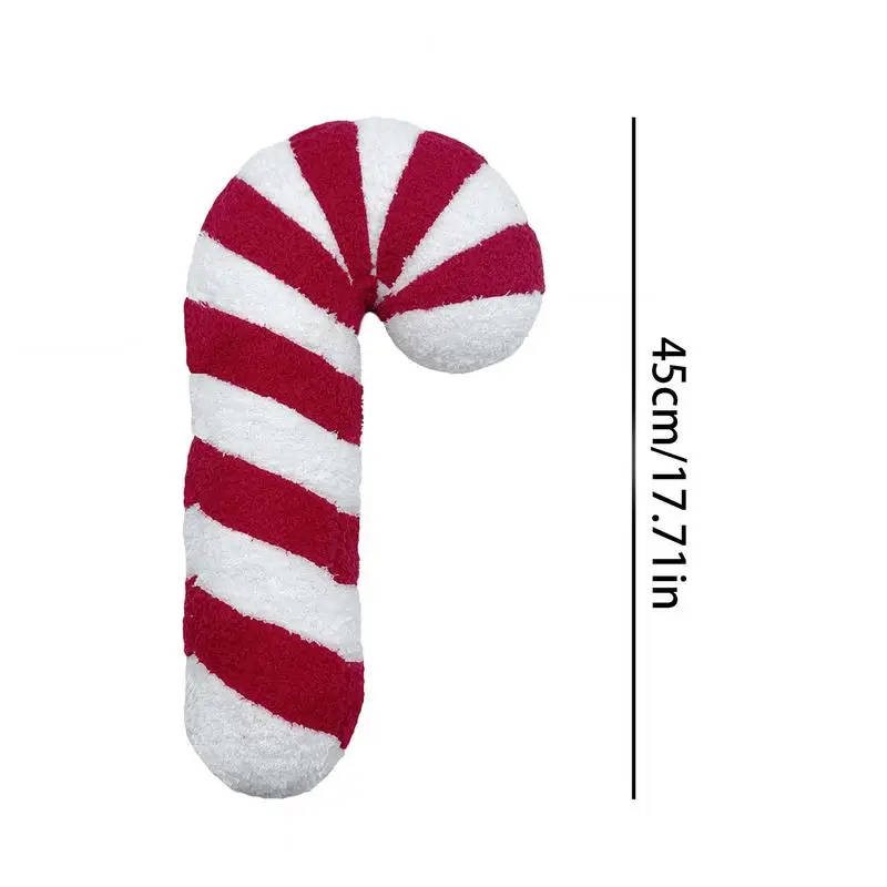 Christmas Candy Cane Stuffed Toy Plushies Throw Pillow Doll Sofa Cushion Christmas Decoration