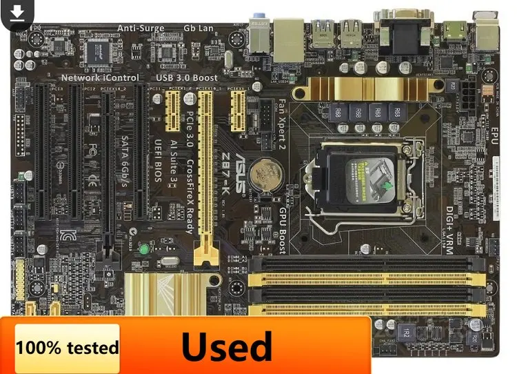 Asus Z87-K デスクトップマザーボード Z87 ソケット LGA 1150 i7 i5 i3