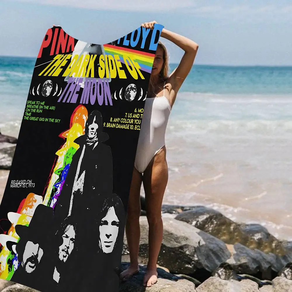 Rock Band P-PinK F-Floyd Microfiber Printed Beach Towel Mountain Climbing Yoga Beach Swimming Running Absorbent Soft Towel