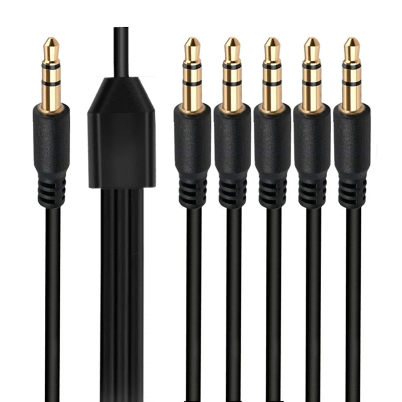 Trade Shop - Adattatore Cavo Aux 3.5mm Maschio A 2x Aux Microfono Femmina Audio Maxtech Aux-2f - | Leroy Merlin