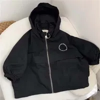 2025 nouveau printemps garçons filles veste à capuche enfants enfant en bas âge automne dessin animé chemise à glissière automne bébé garçon lettres mode vêtements 5