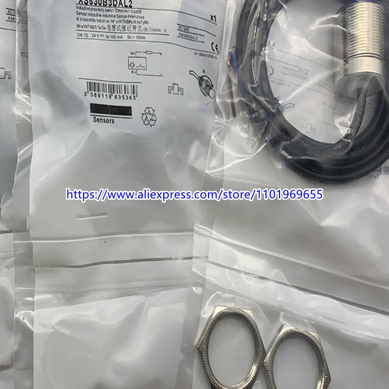 

3pcs New proximity sensor XS608B1NAL2 XS608B1PAL2 XS608B1PBL2 XS630B4MAL2 XS630B4MBL2 XS630B3DAL2