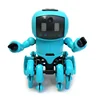 Dance Music 6 Claws Robot Octopus Spider Robots Vehicle Birthday Gift Toys For Children Kids Early Education Baby Toy Boys Girls 4