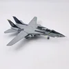 1:100 Scale F14 F-14B Tomcat Military Combat Aircraft Simulation Alloy Die Cast The Plane Model  Immutable Wing Collection Toys 3