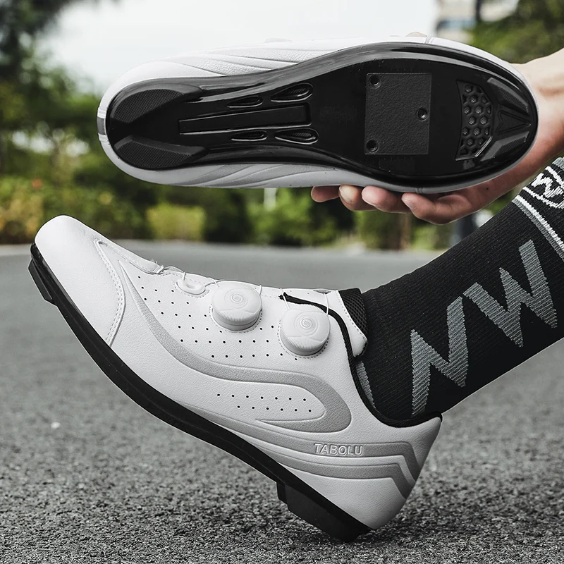 New Cycling Sneakers Mtb Road Cycling Shoes Breathable Anti-skid Spikes Professional Road Cycling Shoes MTB Pedal Shoes Bicycle 3