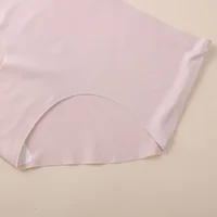 Lot de 4 culottes en soie sans couture pour femmes, sous-vêtements féminins doux, fins et légers, culotte femme, sous-vêtements M-XL 4