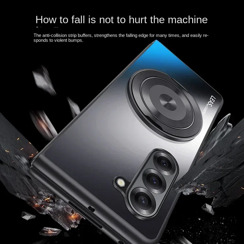 AG Frosted Matte Stand Phone Case with Shockproof Magnetic Ring Holder and Hard Bumper