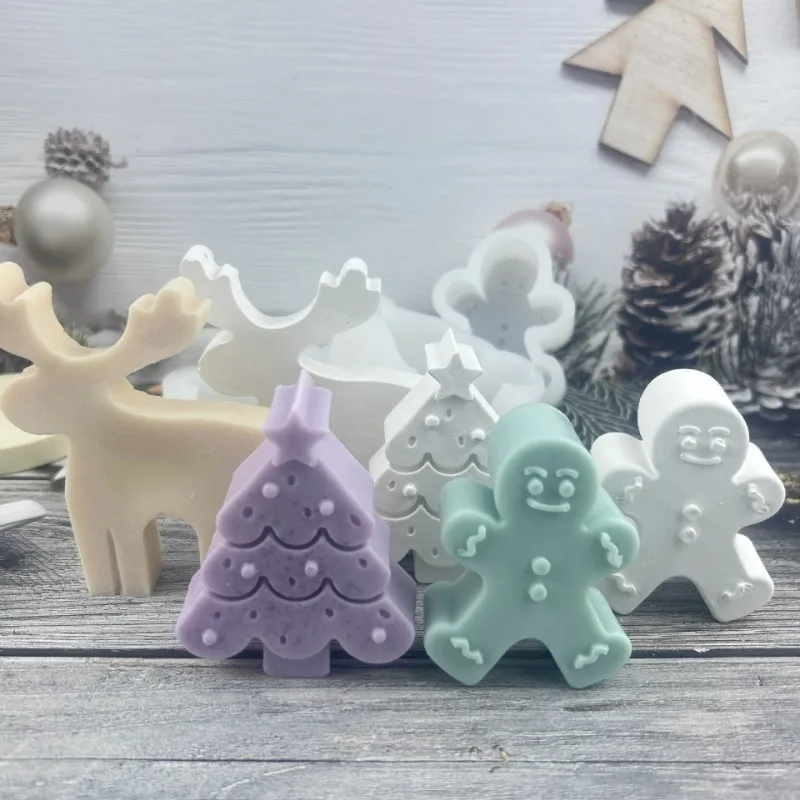 Stampo in Silicone Di Natale - DIY Per Alberi Di Natalizi | 3D Forma Di