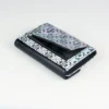 Classic Laser Design Short Wallet, Trendy Geometric Pattern Coin Purse For Women 4