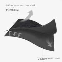 Winter Outdoor Polar Fleece Camping Blanket Waterproof Moisture-proof Picnic Mat Thickened Portable Camping Picnic Travel Mat 2