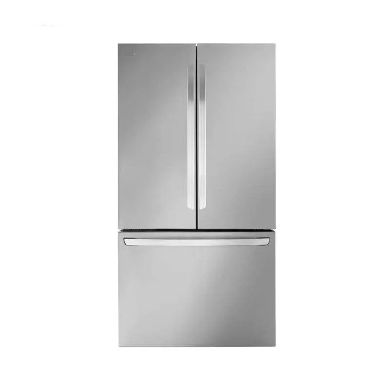 112L Hot Double Doors Top Freezer American Fridge Commercial Home Refrigerator