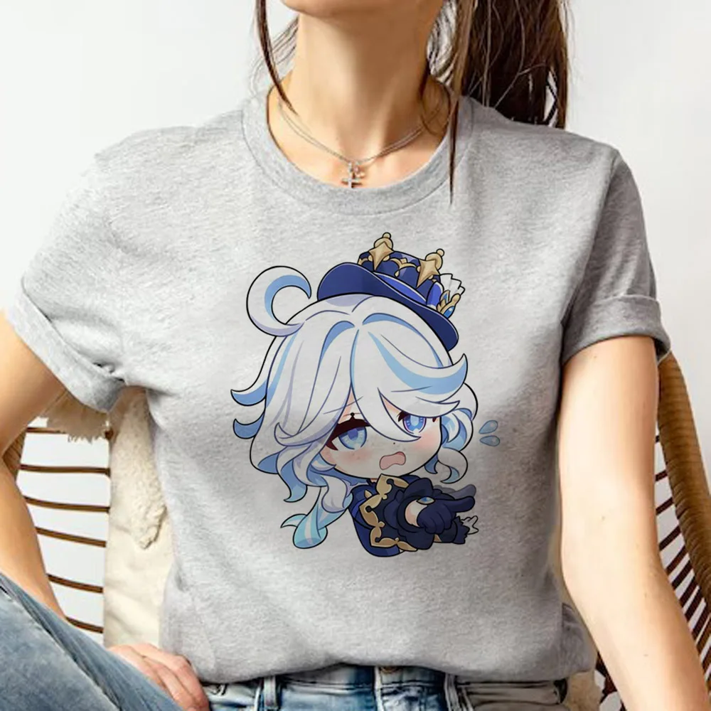 

Furina Tee women designer comic tshirt girl manga clothes