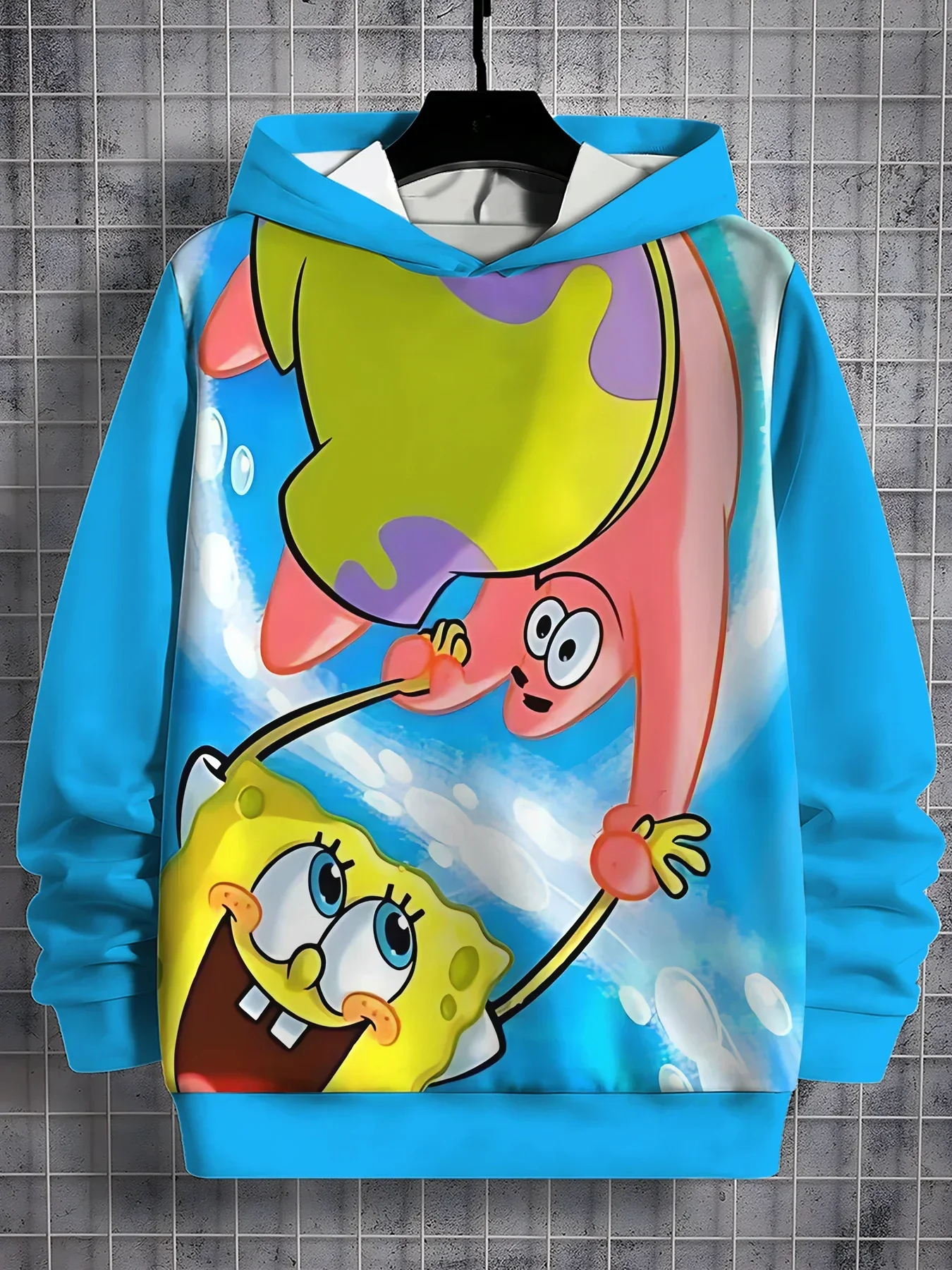 3D Print Funny Cartoon Spongebobs All Seasons Children Casual Sweatshirt Cool Pullover Tops Unisex Clothes Boy Girl Hoodies 5