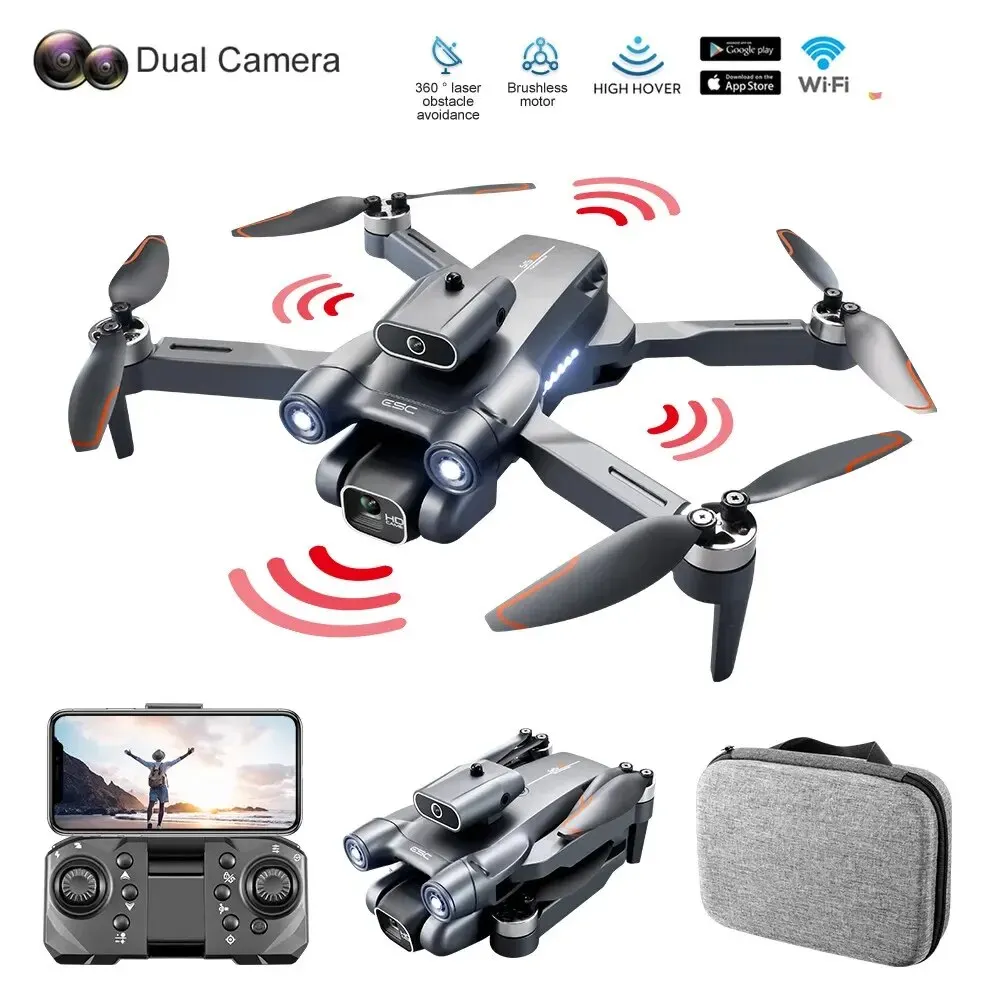  New S1S Mini Drone 4k Profesional HD Camera 360-degree Obstacle Avoidance Aerial Photography Brushless Motor Foldable Quadcopter 