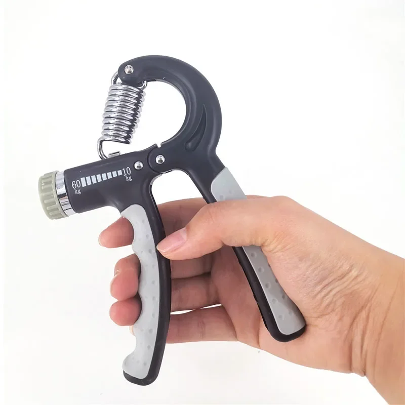 10-60Kg Adjustable Heavy Gripper Hand Strengthener Finger Trainer Finger Strength Trainer Forearm Exerciser Hand Grip Trainers Hand Grip Exerciser Hand Exerciser Hand Trainer Fitness Hand Exerciser Grip FatGrip Wrist Increase Strength Spring Finger Pinch Carpal Expander