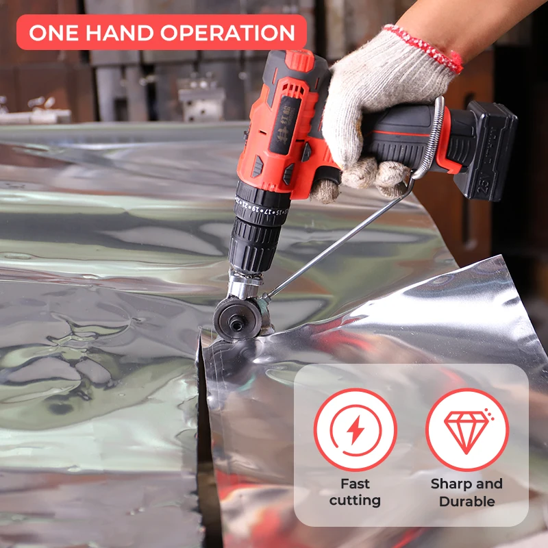 ElectricDrillPlateCutterAttachmentMetalSheetCutterToolFree