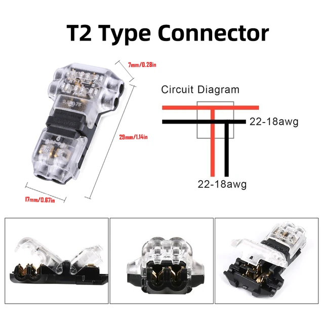 Connettori Nylon Rosso Maschio Femmina 100 Connettori A Proiettile Nylon Rosso Calibro 22-18 - Per Cablaggi Elettrici Fai-da-te Connettori Proiettile - Foto 7