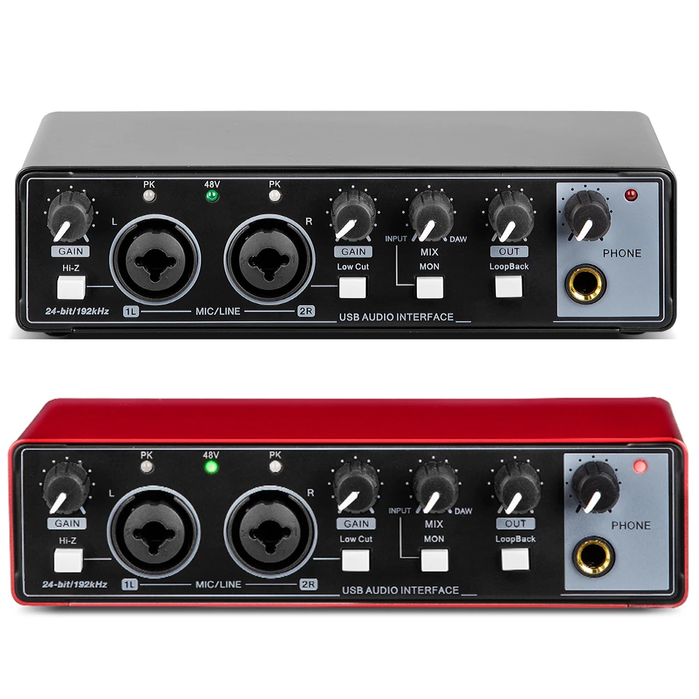 DTM・DAW USB Audio Interface 24-Bit/192kHz Amazon.com: USB Audio Interface 24 Bit/192 KHz with XLR