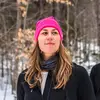 100% Merino Wool Ridge Cuff Beanie Unisex Warm Winter Hat Men Women Merino Wool Micro Weight Reversible Beanie Running Skiing 5