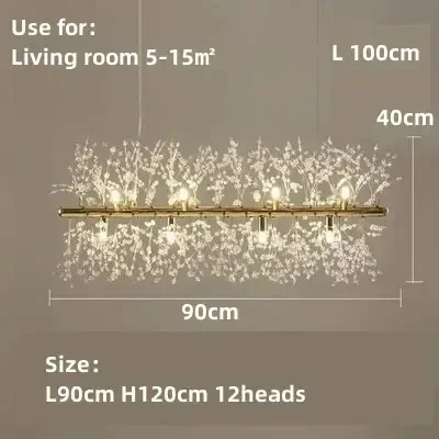 L90cm Chrome