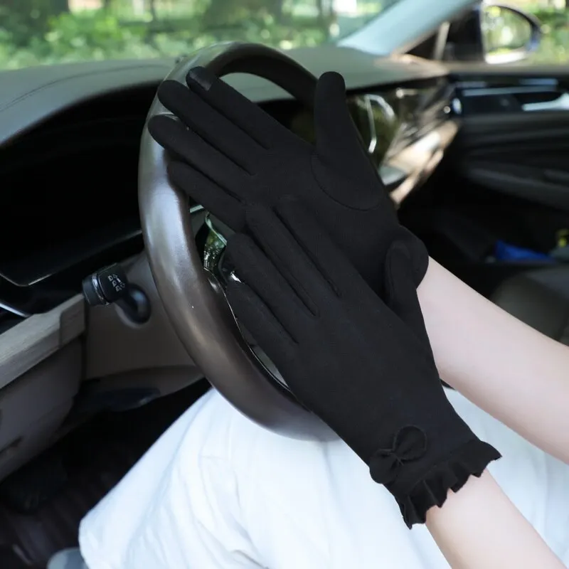 Winter Gloves Womens Winter Warm Gloves Outdoor Thickened Windproof and Cold Resistant Touch Screen Sports Cycling