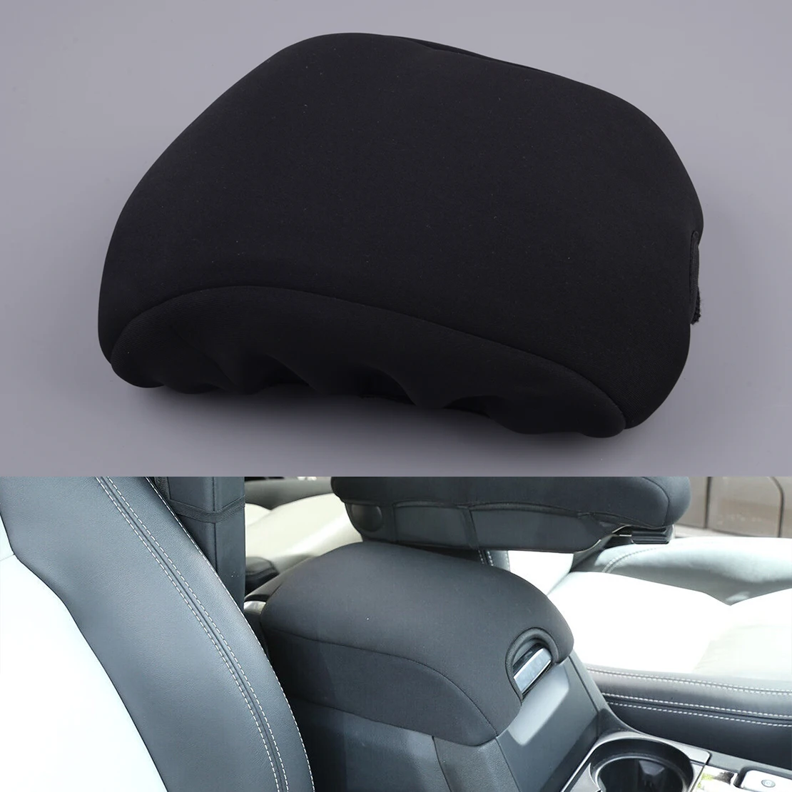 

Крышка подлокотника центральной консоли подходит для Land Rover Discovery 3 2004-2009 2010 2011 2012 2013 2014 2015 2016 черная ткань