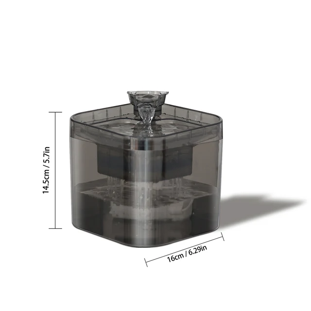 Cat Water Fountain Pet Water Dispenser for Cats Dogs Inside 1Filters&Ultra-Quiet Pump 2.2L/74oz Dog Cat Dringing Fountain 6