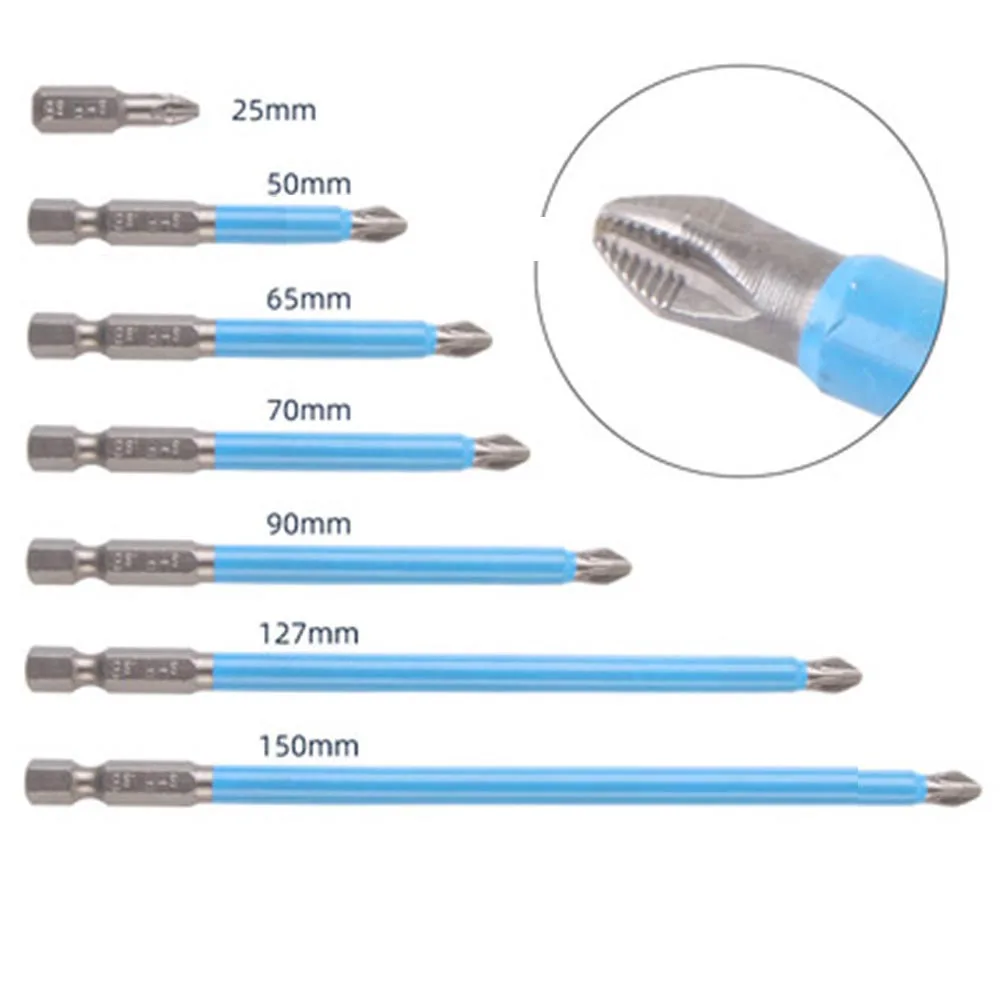 

Cross Magnetic Batch Head Magnetic Anti-Slip Drill Bit Screwdriver Bits Steel Strong Magnetic Cross Drill Bit Shank Impact Tough