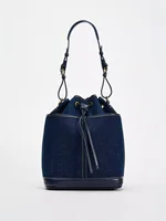 2024 Autumn/Winter new denim hand bill shoulder bag Fashion canvas bucket bag 1