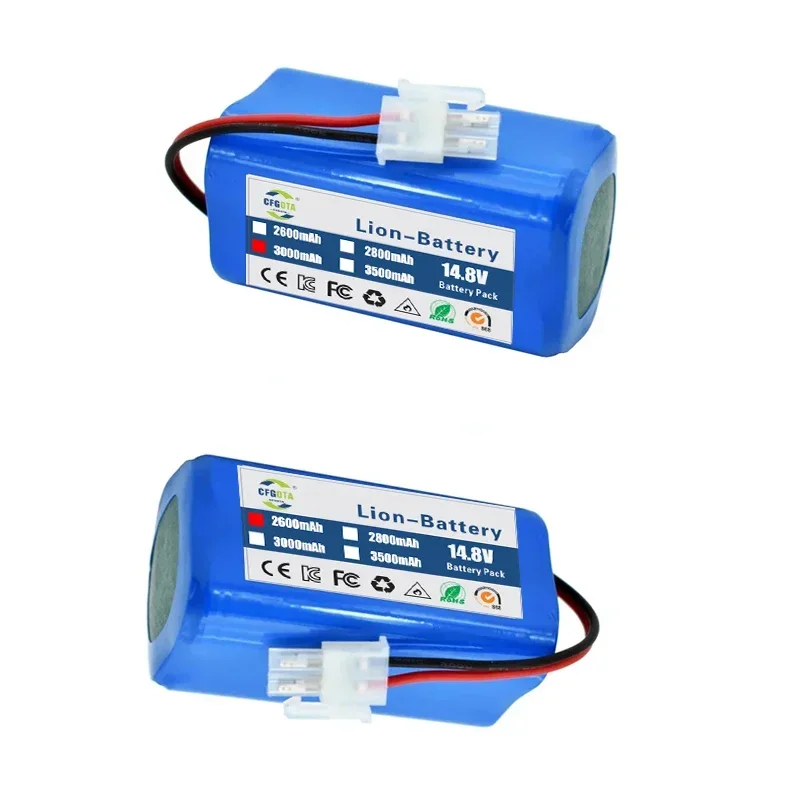 14.8V 3500mAh Lithium Battery For ILIFE A4 A4s V7 A6 V7s Plus Robot Vacuum Cleaner ILife 4S1P real Capacity vacuum cleaner battery