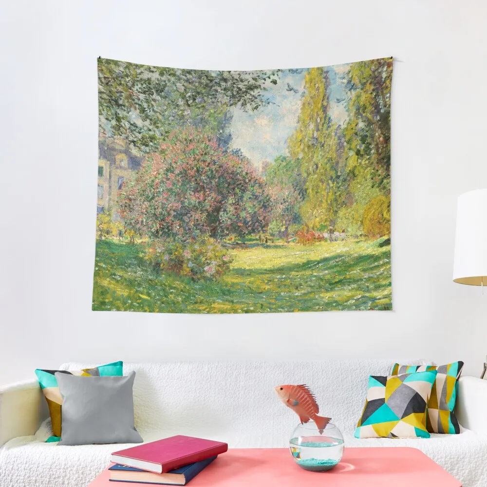 

Landscape The Parc Monceau Claude Monet Tapestry Wall Mural On The Wall Wall Decor Tapestry