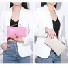 Fashion Ladies Weaving Bag Wristlet Clutch Women Daily Money Phone Clutch Solid Straw Woven Coin Purse Beach Wallet Card Holder 3