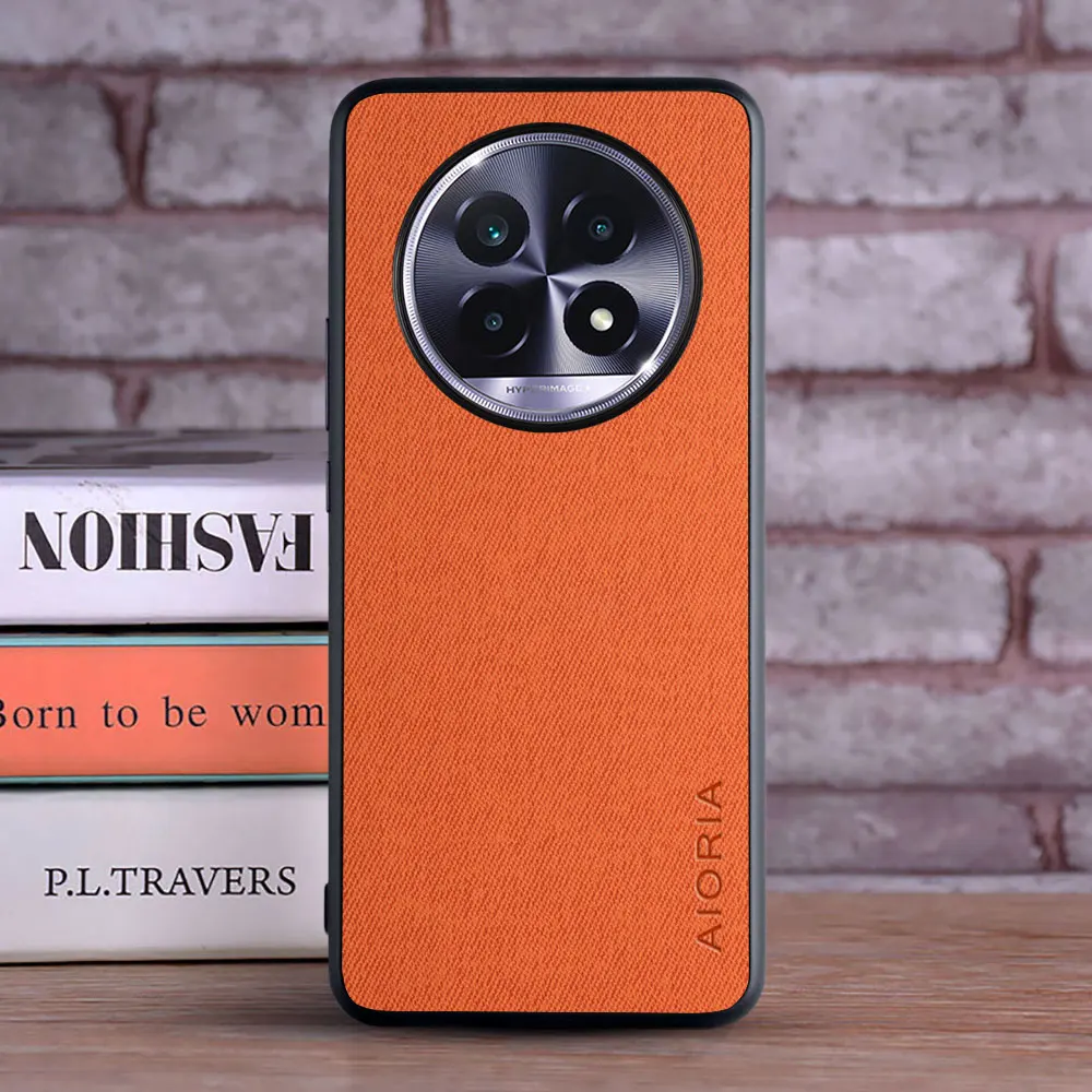 Luxury Textile Leather Soft Phone Case Cover