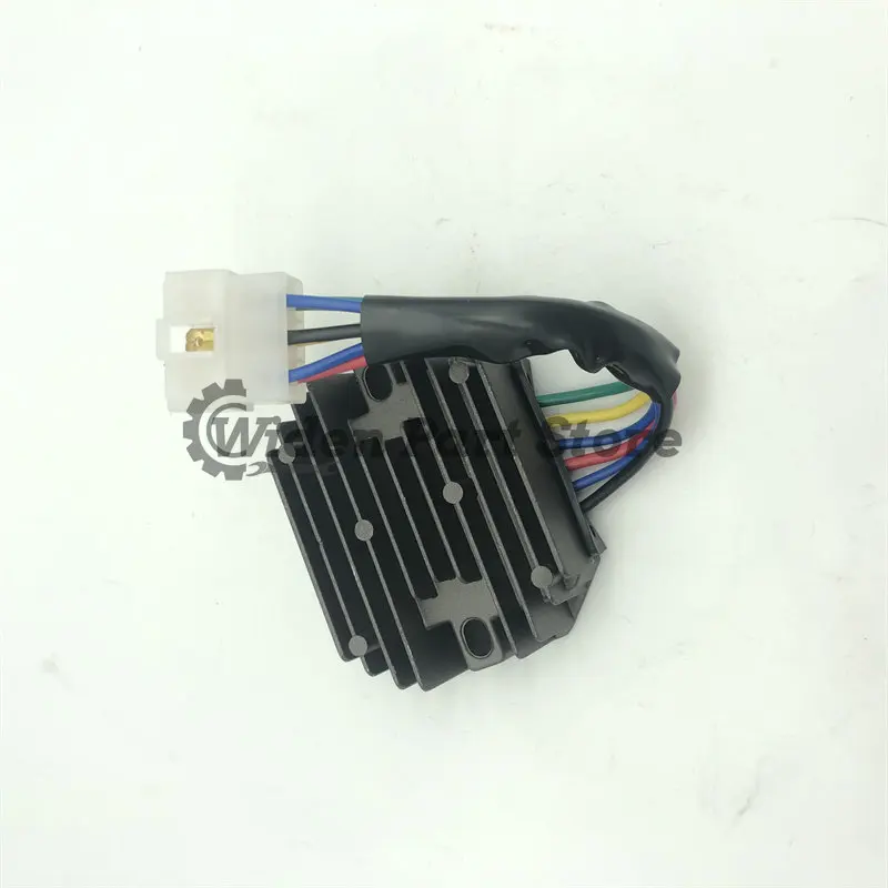 Voltage Regulator Rectifier Voltage Regulator Rectifier RP201-53710 18270169-A 19267-64600 19267-64600-A 19267-64601 19267-64601-A 12V 6 Wire for Kubota