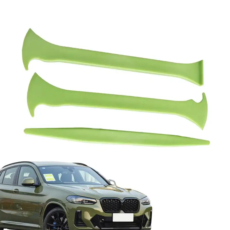 

Wrap Kit Tools 3Pcs Vehicle Wrap Window Tint Film Tool Kit Include Seam Tucking Small Scraper Car Coat Scraper Axe Edge Tool For